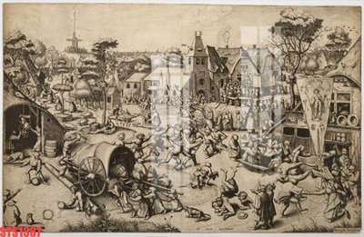 File tranh gốc in trần nhà Tranh sơn dầu phương tây tổng hợp STS1387 3D