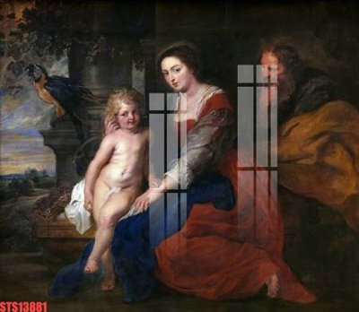 File gốc Tranh sơn dầu phương tây tổng hợp STS13881 (AI/EPS) cho in ấn