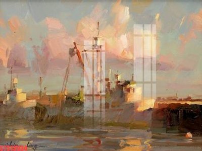 Download file gốc Tranh sơn dầu phương tây tổng hợp STS13934 (in lụa) tranh 3D