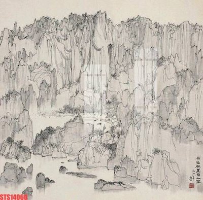 Tải file Tranh sơn dầu phương tây tổng hợp STS14060 (gốc) để in ấn ngay