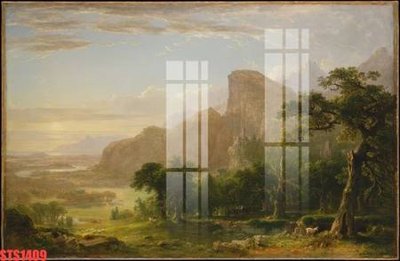 File tranh Tranh sơn dầu phương tây tổng hợp STS1409 (gốc) phong cách tối giản