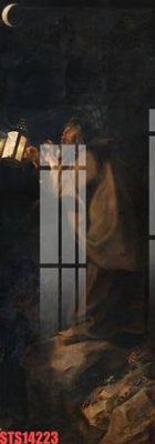 File in trần Tranh sơn dầu phương tây tổng hợp STS14223 (bản gốc 3D) sống động