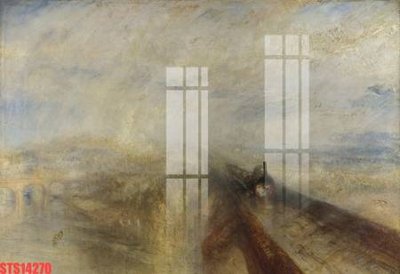 Hình ảnh file gốc in trần nhà Tranh sơn dầu phương tây tổng hợp STS14270