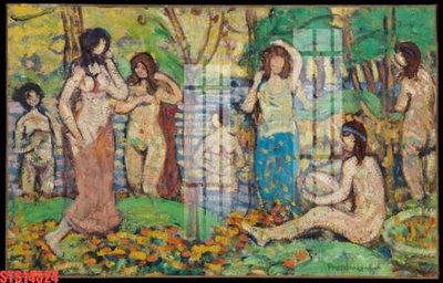 File tranh gốc PSD Tranh sơn dầu phương tây tổng hợp STS14324 còn nguyên layer