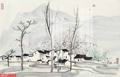 File PSD Tranh sơn dầu phương tây tổng hợp STS14354 (bản gốc) đã tách nền