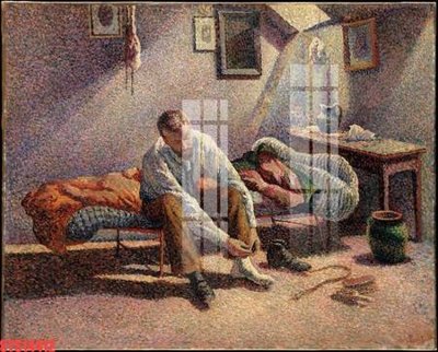 File tranh Tranh sơn dầu phương tây tổng hợp STS14412 (gốc) phong cách tối giản