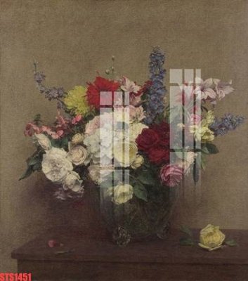 File tranh Tranh sơn dầu phương tây tổng hợp STS1451 (bản gốc) in lụa 3D