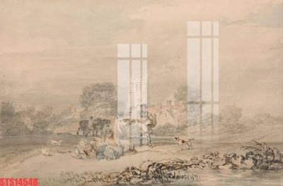 Tải file Tranh sơn dầu phương tây tổng hợp STS14548 (gốc) để in ấn ngay