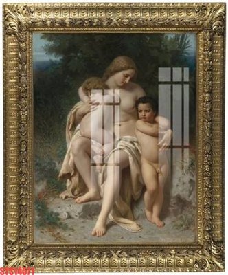 File gốc Tranh sơn dầu phương tây tổng hợp STS14571 (chuẩn CMYK) cho nhà in