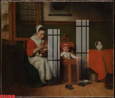 File in trần Tranh sơn dầu phương tây tổng hợp STS14610 (file gốc) xuyên sáng