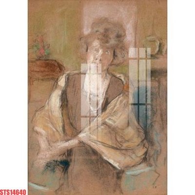 Hình ảnh file gốc in trần nhà Tranh sơn dầu phương tây tổng hợp STS14640