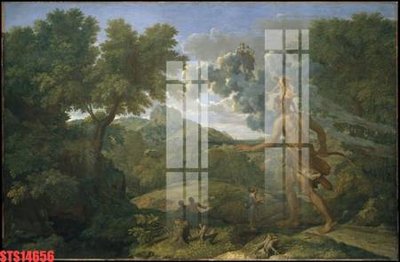 File tranh Tranh sơn dầu phương tây tổng hợp STS14656 (ảnh gốc) in trần nhà