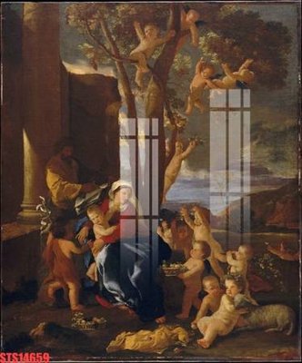 Tải file Tranh sơn dầu phương tây tổng hợp STS14659 (ảnh gốc) in gạch 3D