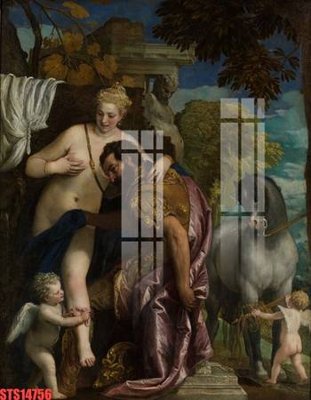 File ảnh Tranh sơn dầu phương tây tổng hợp STS14756 (gốc) in decal dán tường