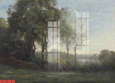 File tranh Tranh sơn dầu phương tây tổng hợp STS14818 (gốc) chủ đề trẻ em