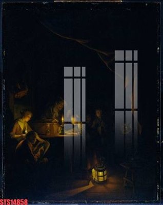 Tải file Tranh sơn dầu phương tây tổng hợp STS14858 (gốc) in ấn chất lượng