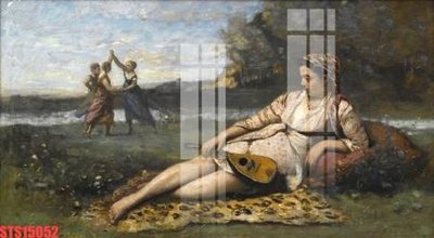 File tranh Tranh sơn dầu phương tây tổng hợp STS15052 (bản gốc) in canvas