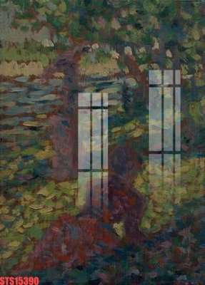 File gốc Tranh sơn dầu phương tây tổng hợp STS15390 (in mica) cắt laser