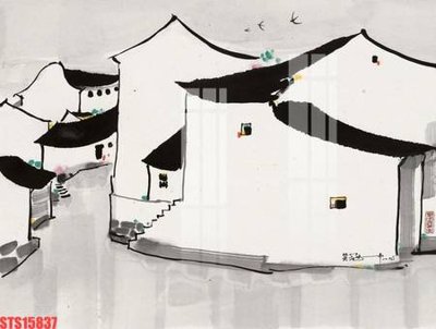 Tải về file tranh gốc Tranh sơn dầu phương tây tổng hợp STS15837 (để in quảng cáo)