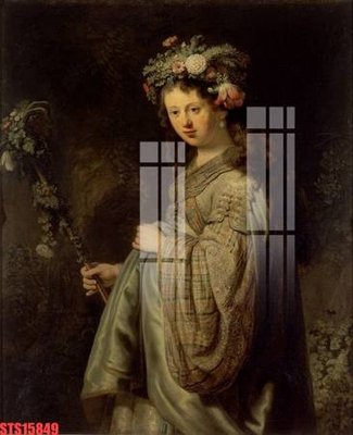 File ảnh Tranh sơn dầu phương tây tổng hợp STS15849 (gốc) in PP, decal