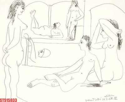 File ảnh Tranh sơn dầu phương tây tổng hợp STS15933 (gốc) in biển hiệu