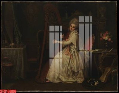 File in trần Tranh sơn dầu phương tây tổng hợp STS16000 (bản gốc) mây trời