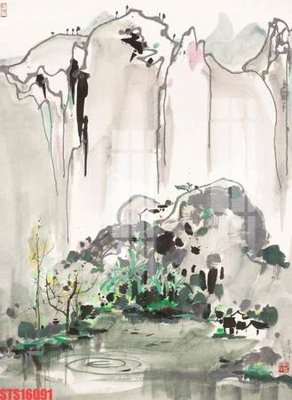 Tải file Tranh sơn dầu phương tây tổng hợp STS16091 (gốc) chủ đề hoa sen