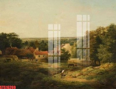 File gốc Tranh sơn dầu phương tây tổng hợp STS16269 (phong cách) tối giản