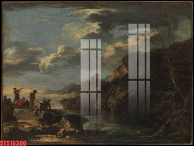 File tranh Tranh sơn dầu phương tây tổng hợp STS16300 (gốc) in vải canvas