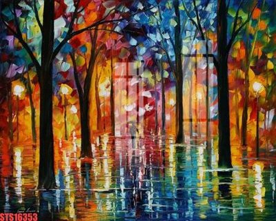 Tải file Tranh sơn dầu phương tây tổng hợp STS16353 (gốc) chủ đề hoa sen