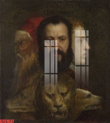 File tranh PSD Tranh sơn dầu phương tây tổng hợp STS1637 chất lượng cao