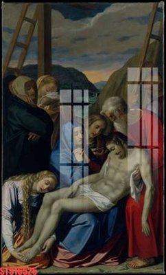 Download file gốc Tranh sơn dầu phương tây tổng hợp STS16525 (in mica) logo