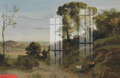 File PSD Tranh sơn dầu phương tây tổng hợp STS16558 (gốc) nhiều lớp (multi-layer)