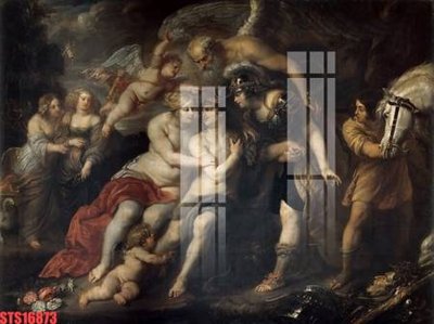 File gốc Tranh sơn dầu phương tây tổng hợp STS16873 (phiên bản chuẩn) để in ấn