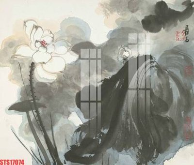 File tranh Tranh sơn dầu phương tây tổng hợp STS17074 (gốc) in trên kính