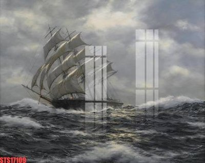 File gốc Tranh sơn dầu phương tây tổng hợp STS17109 (in mica) cắt laser