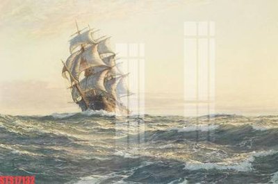 File in trần Tranh sơn dầu phương tây tổng hợp STS17132 (bản gốc) đại dương