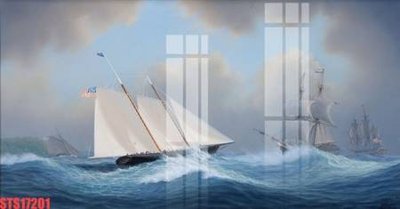 File tranh Tranh sơn dầu phương tây tổng hợp STS17201 (gốc) in trên kính