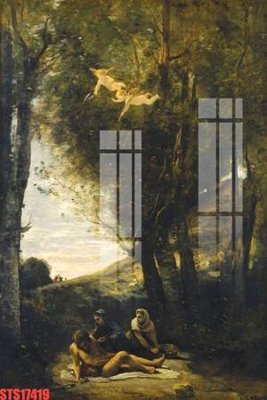 File ảnh Tranh sơn dầu phương tây tổng hợp STS17419 (gốc) in poster