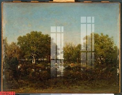 Download file gốc Tranh sơn dầu phương tây tổng hợp STS17481 (in lụa) cao cấp