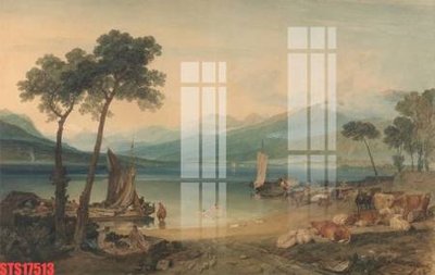 File tranh Tranh sơn dầu phương tây tổng hợp STS17513 (file gốc) chủ đề phong thủy