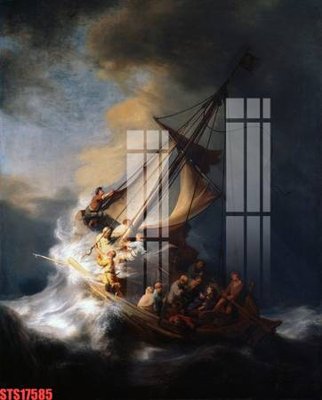 File gốc Tranh sơn dầu phương tây tổng hợp STS17585 cho in ấn và thiết kế