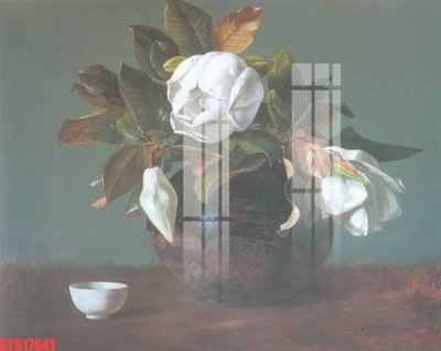 Ảnh gốc file in lụa Tranh sơn dầu phương tây tổng hợp STS17641 chi tiết