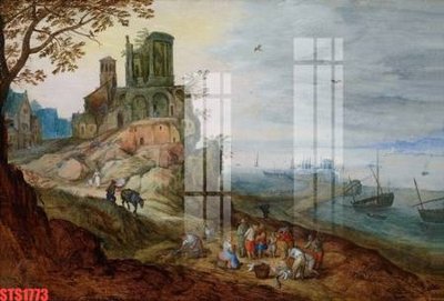 File PSD Tranh sơn dầu phương tây tổng hợp STS1773 (gốc) cho in quảng cáo