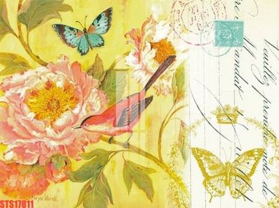 Download file gốc Tranh sơn dầu phương tây tổng hợp STS17811 (in lụa) hoa lá