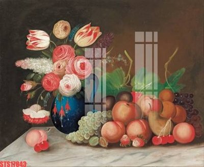 File tranh Tranh sơn dầu phương tây tổng hợp STS17843 (bản gốc) treo phòng ăn