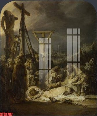 File gốc Tranh sơn dầu phương tây tổng hợp STS1797 (in mica) làm quà tặng