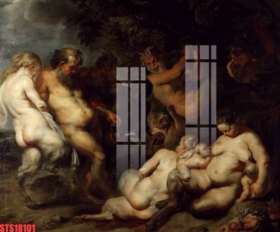 Tải file gốc Tranh sơn dầu phương tây tổng hợp STS18101 (in không vỡ ảnh)