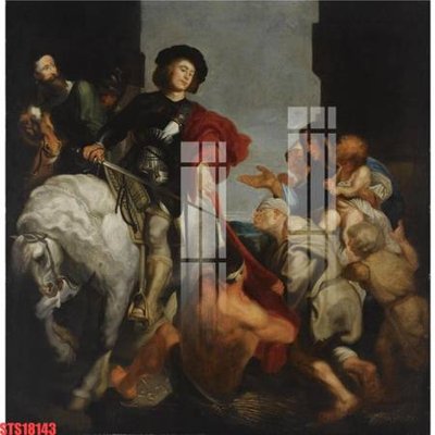 File gốc Tranh sơn dầu phương tây tổng hợp STS18143 (vector) cho in ấn