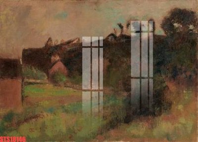 Ảnh gốc Tranh sơn dầu phương tây tổng hợp STS18146 (nét căng) in mica